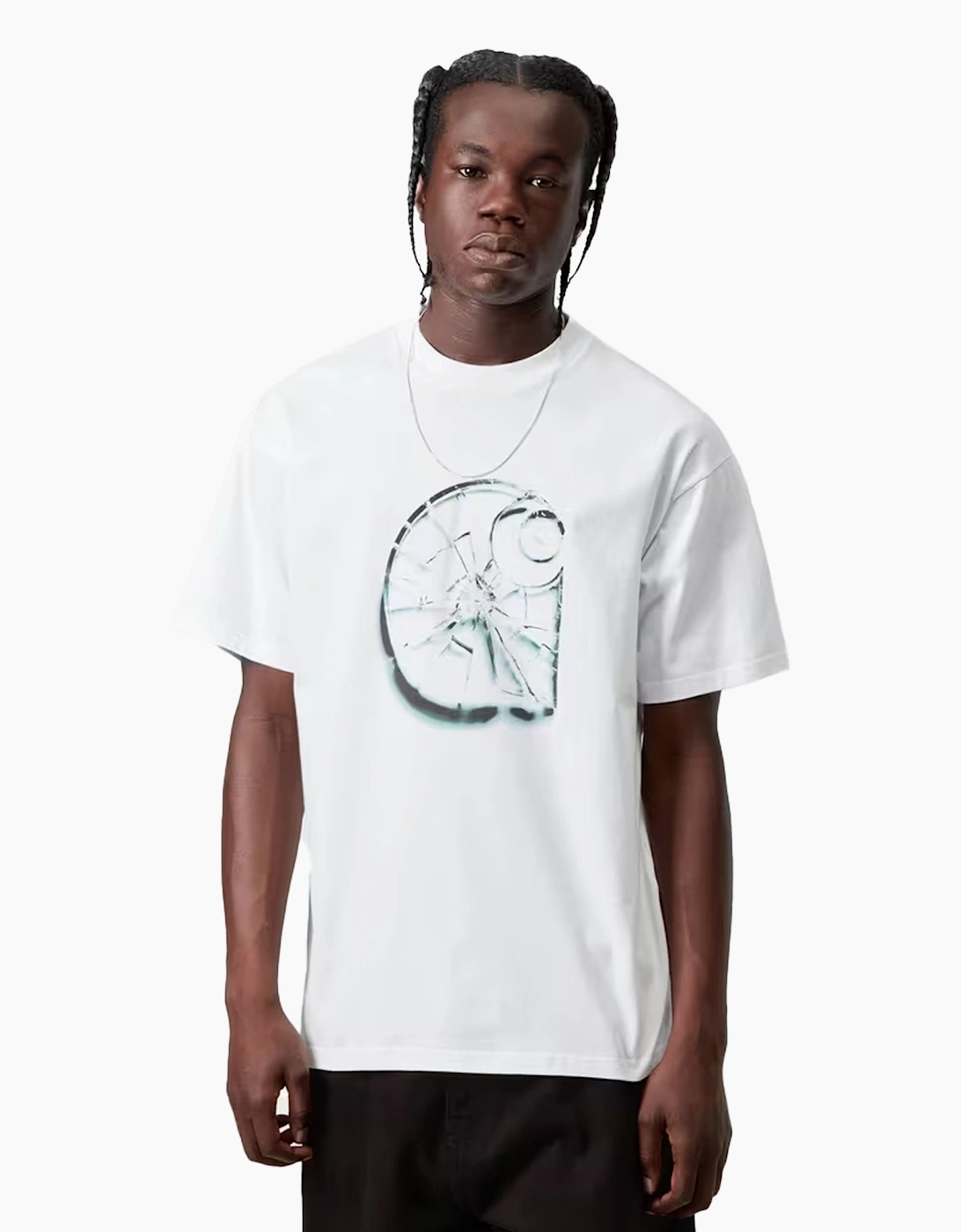 S/S Shattered T-Shirt White
