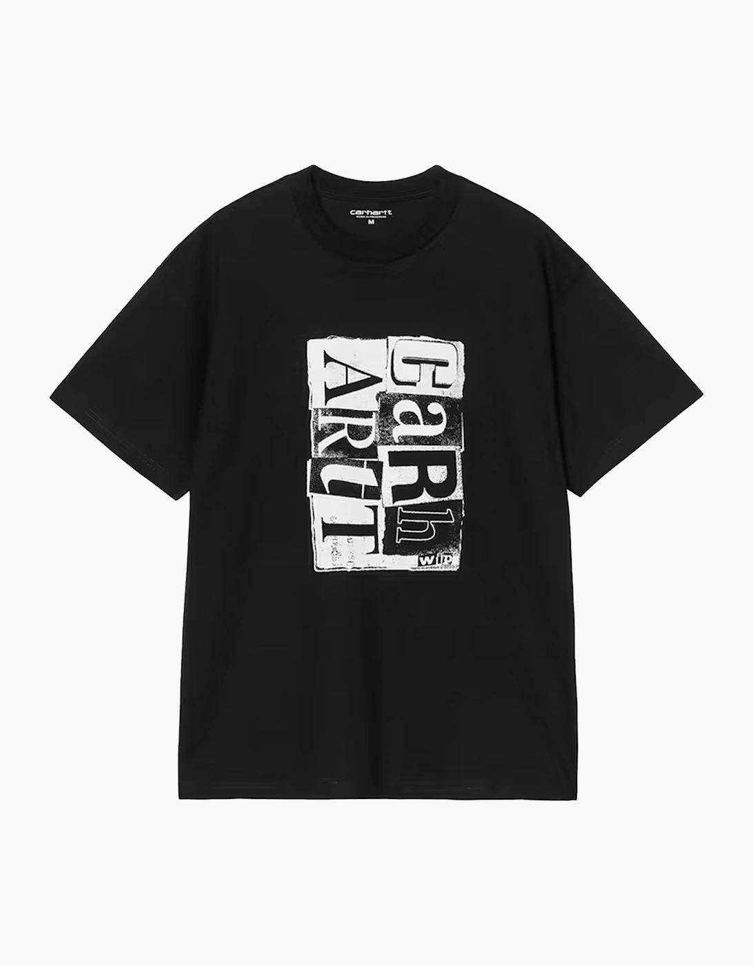 S/S Moving Letterpress T-Shirt Black, 5 of 4