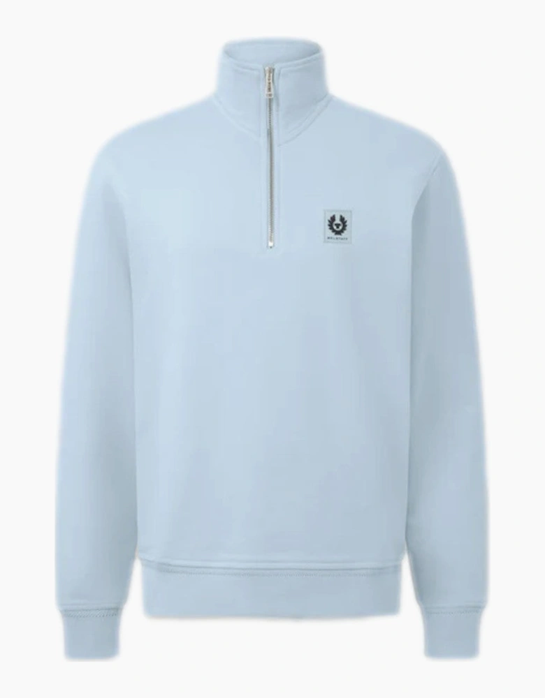 Quarter Zip Sweatshirt Sky Blue