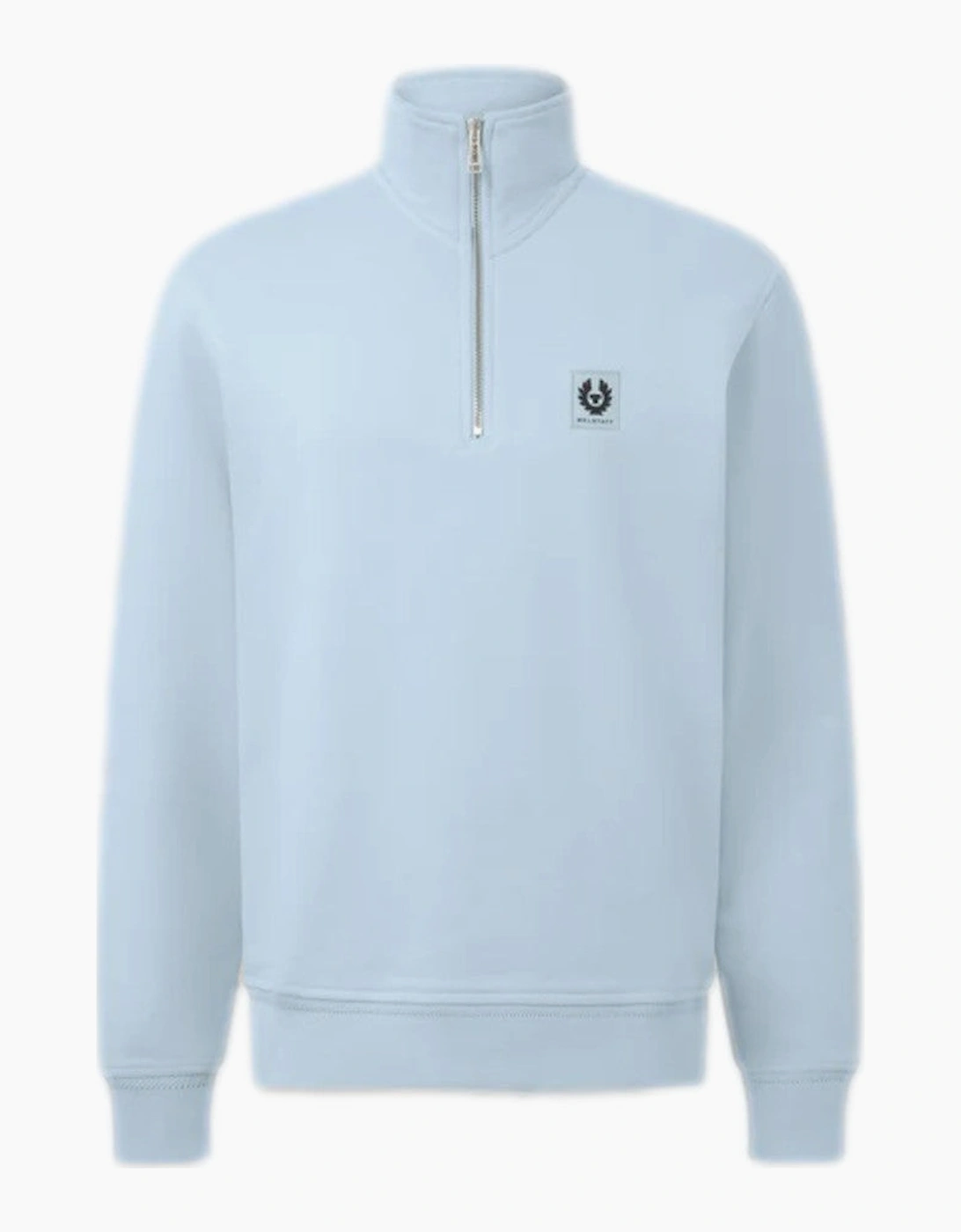 Quarter Zip Sweatshirt Sky Blue, 3 of 2