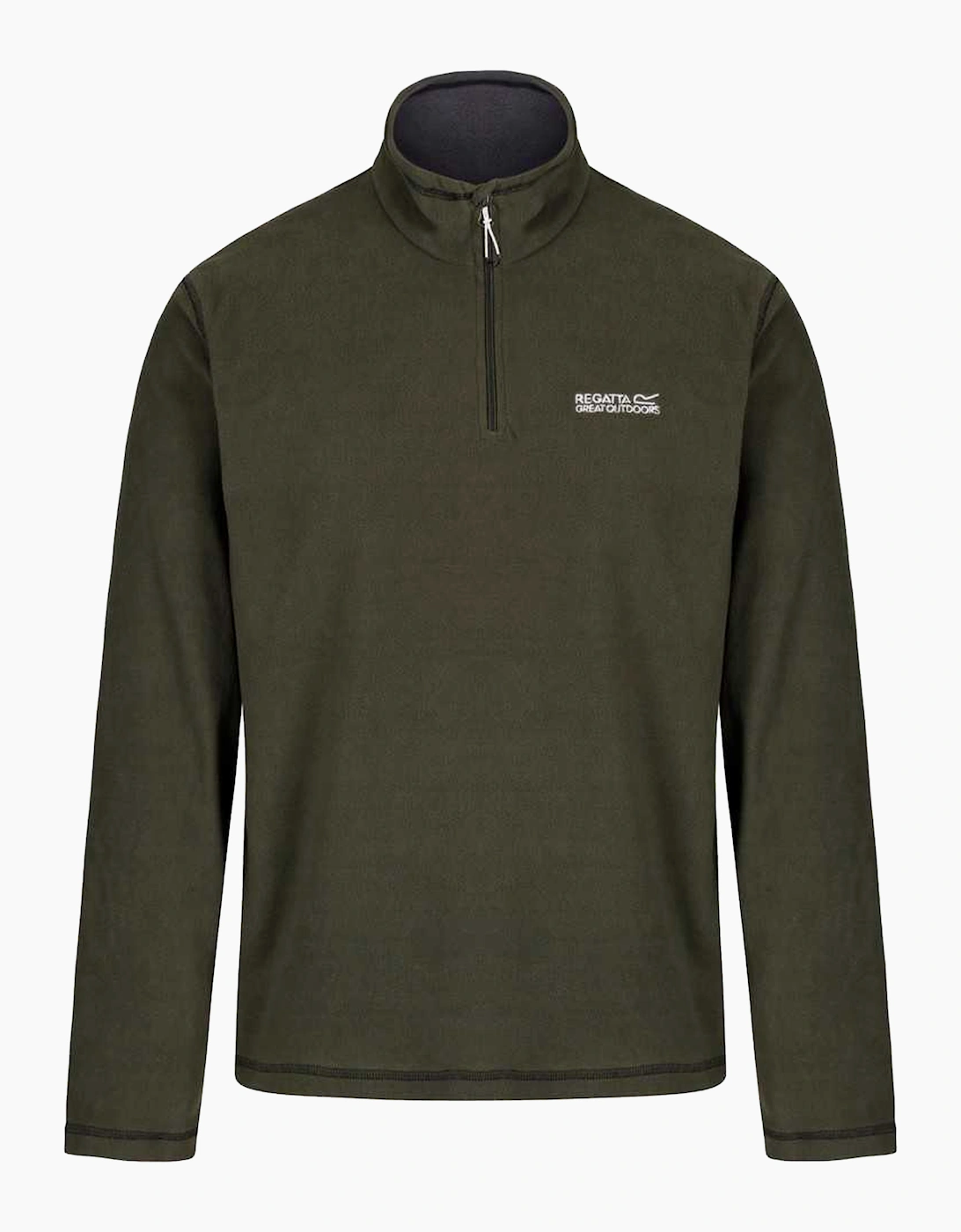 Regatta Men's Green Great Outdoors Thompson Half Zip Fleece Top - Size M
