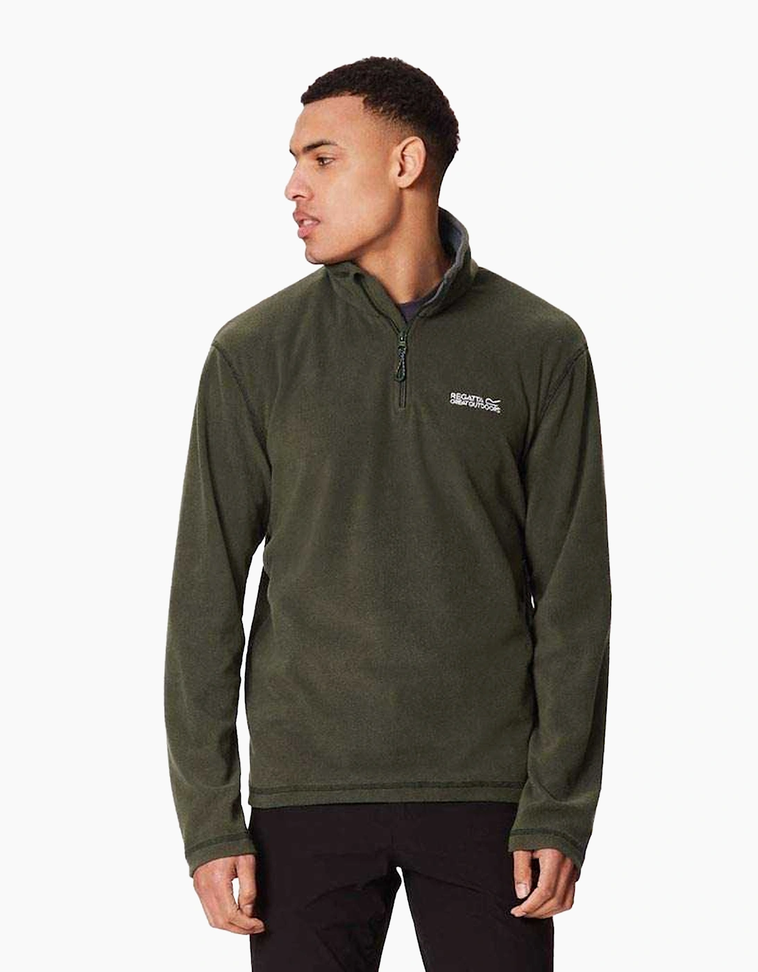 Great Outdoors Mens Thompson Half Zip Fleece Top