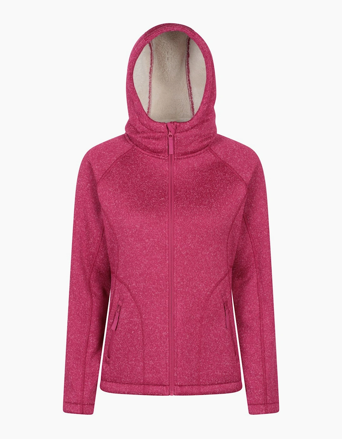 Womens/Ladies Nevis Faux Fur Lined Full Zip Hoodie, 5 of 4