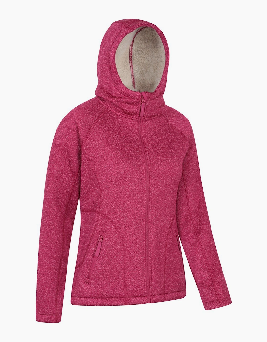 Womens/Ladies Nevis Faux Fur Lined Full Zip Hoodie