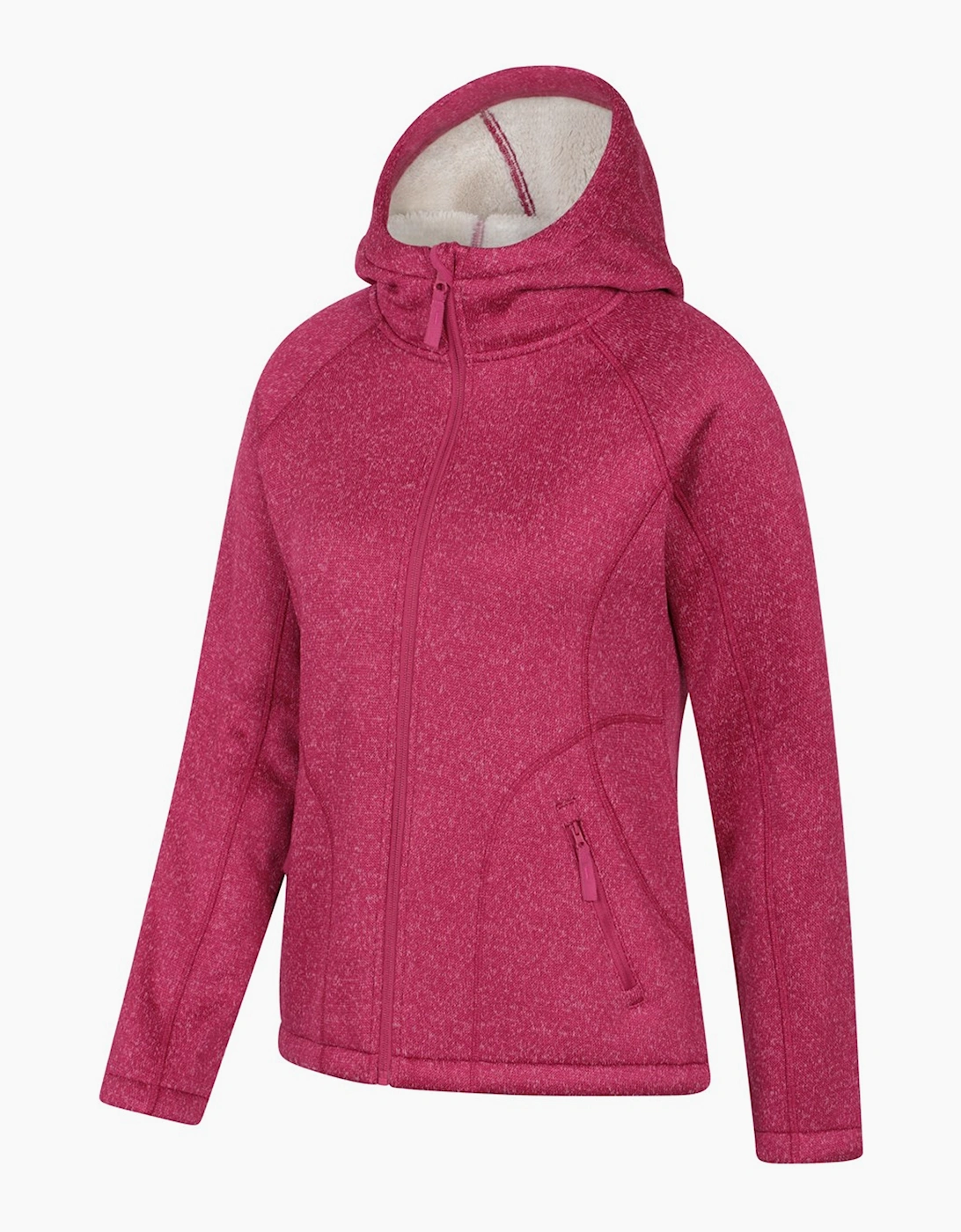Womens/Ladies Nevis Faux Fur Lined Full Zip Hoodie