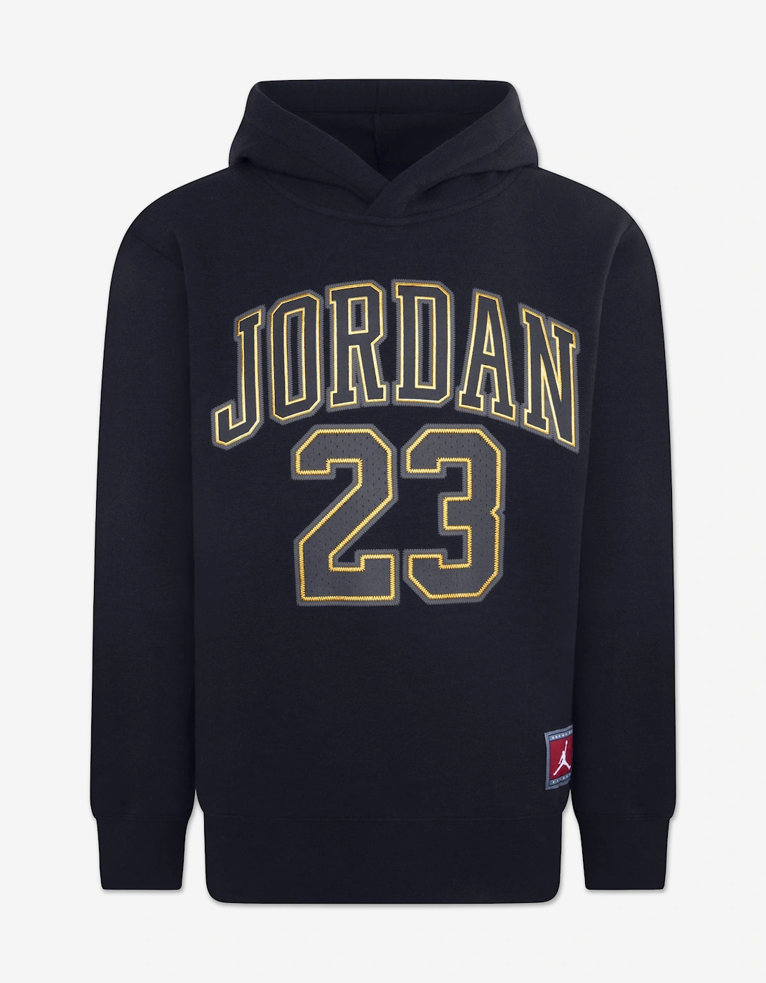 Jordan Kids HBR Fleece PO Hoodie in Black, 5 of 4