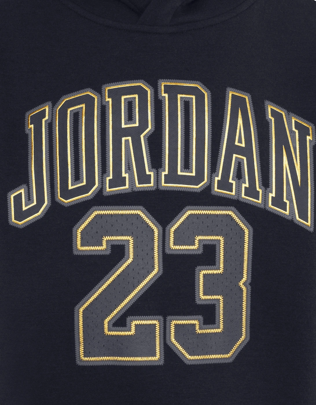 Jordan Kids HBR Fleece PO Hoodie in Black