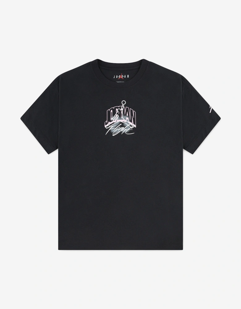 Jordan Girls MJ Back Stretch T-Shirt in Black