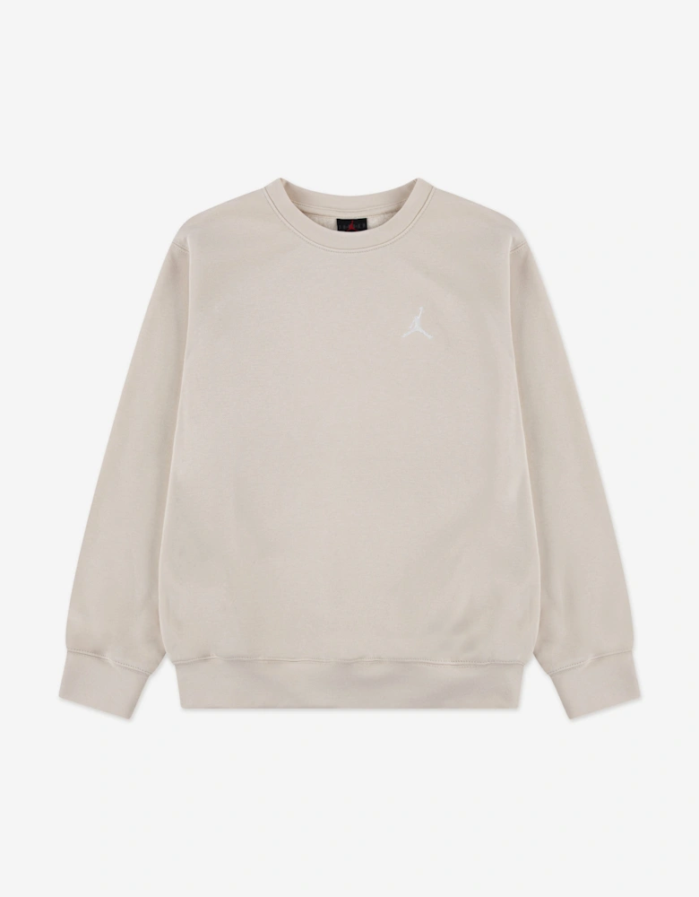 Jordan Girls MJ Brooklyn Fleece Sweatshirt in Brown