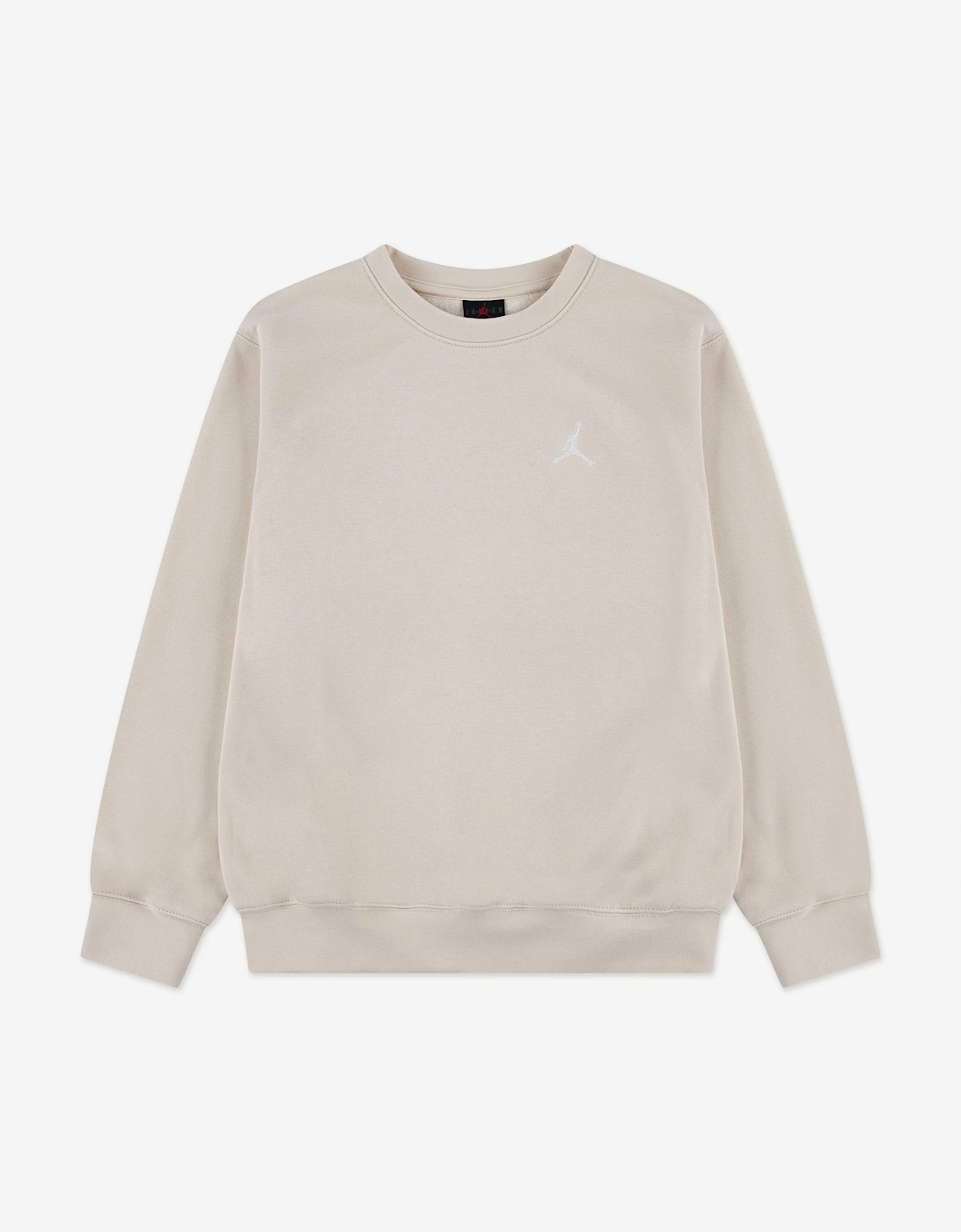 Nike Jordan Girls Cream 'S Jordan Mj Brooklyn Fleece Sweatshirt In Beige - Size: 15 Years/13 Years/14 Years Kids