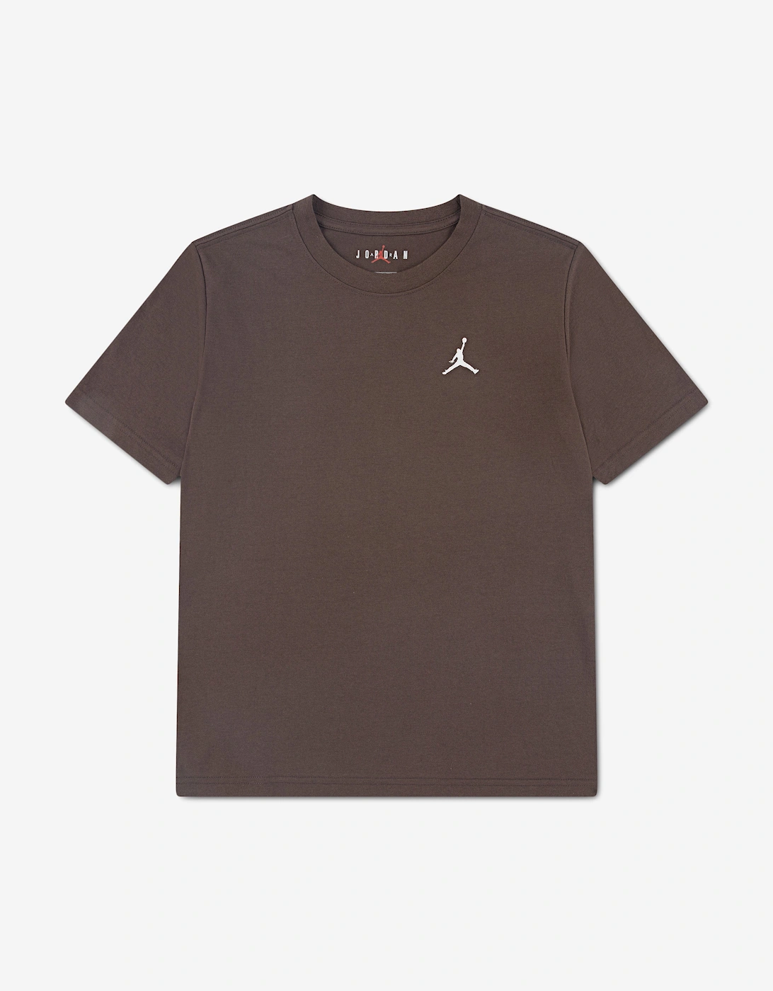 Jordan Boys Jumpman Air Embroidered T-Shirt in Brown, 5 of 4