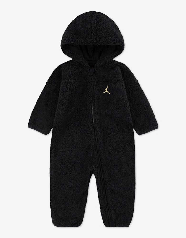 Jordan Baby Mountainside Boucle Coverall in Black