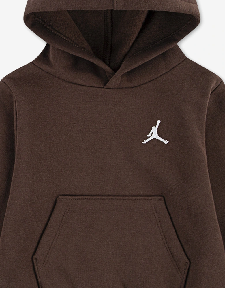 Jordan Kids MJ Brooklyn Fleece PO Tracksuit in Brown