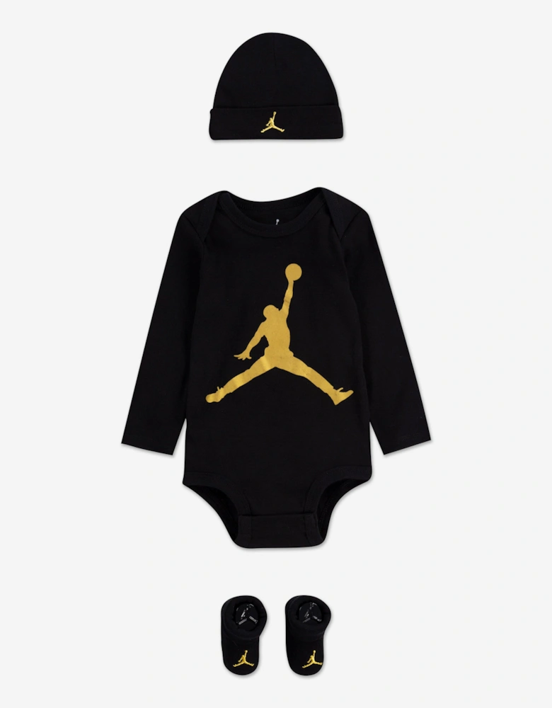 Jordan Baby Boys Jumpman Bodysuit Set in Black