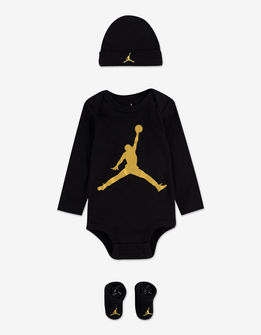 Jordan Baby Boys Jumpman Bodysuit Set in Black, 8 of 7