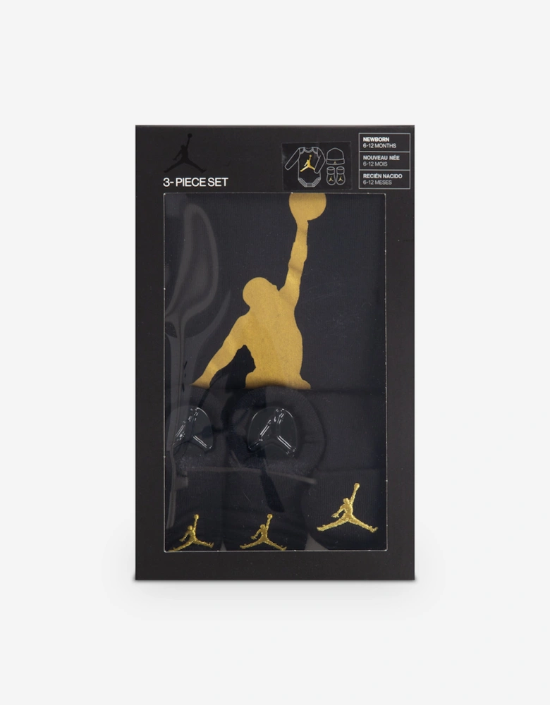 Jordan Baby Boys Jumpman Bodysuit Set in Black