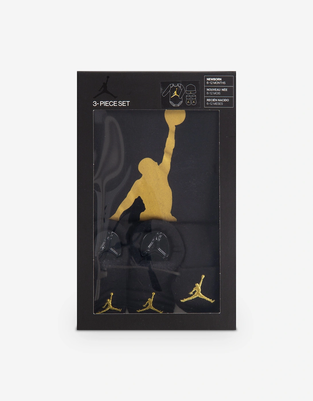 Jordan Baby Boys Jumpman Bodysuit Set in Black