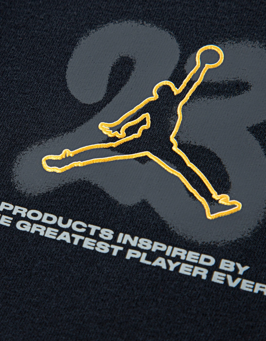 Jordan Boys 23 Throw Up T-Shirt in Black