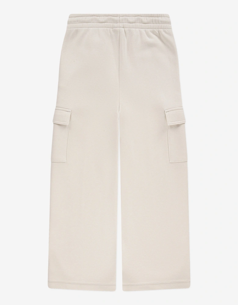 Jordan Girls MJ Brooklyn Fleece Cargo Pants in Brown