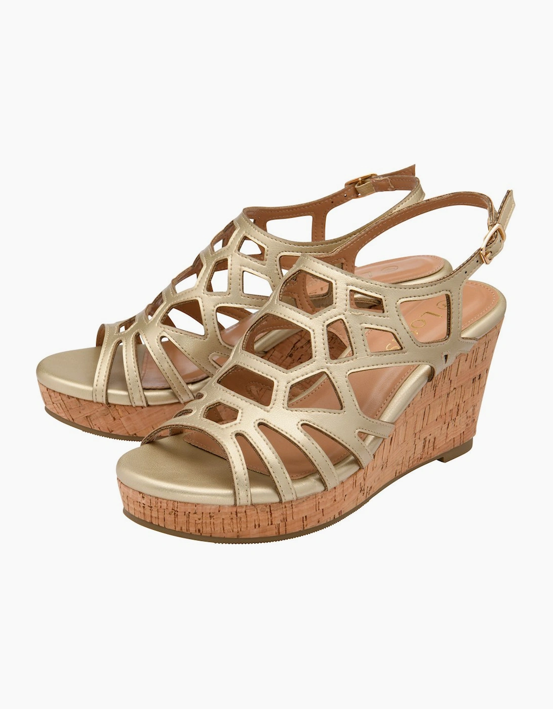 Rhi Womens Wedge Sandals