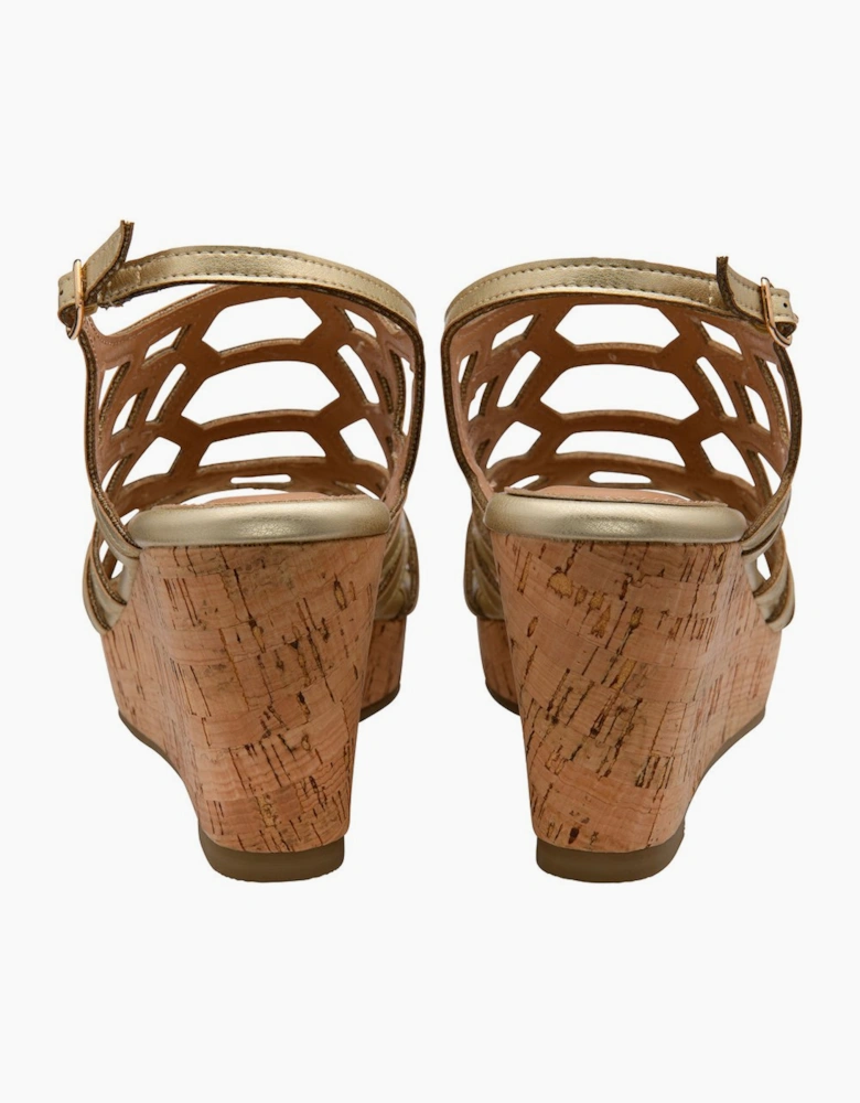 Rhi Womens Wedge Sandals