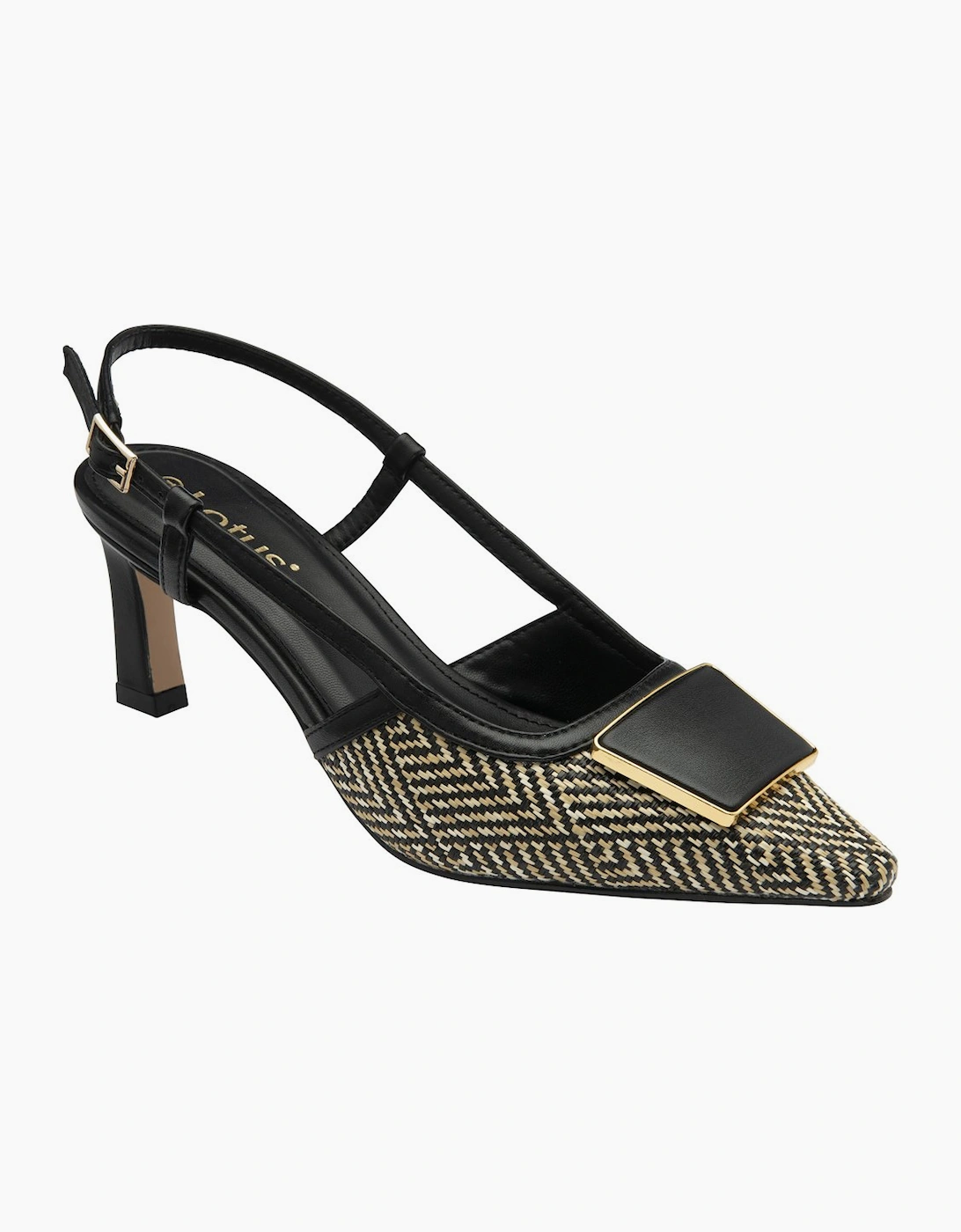 Lotus Women's Black Solange Pointedtoe Court Shoes - Image 3