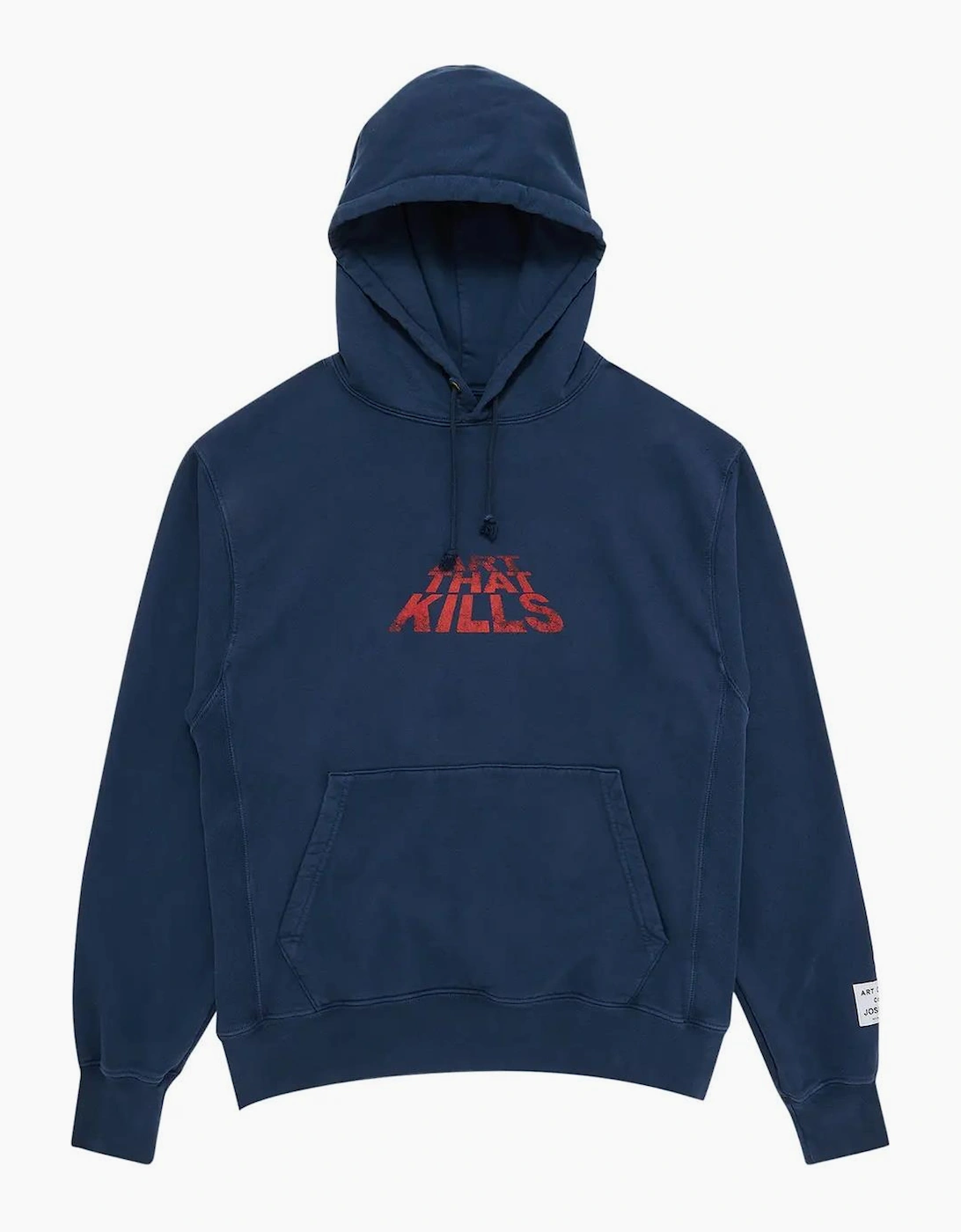 ATK Stacked Logo Hoodie in Navy, 5 of 4