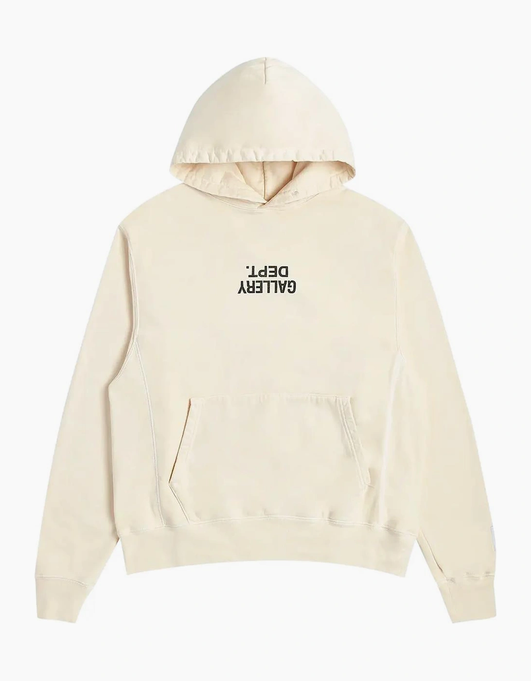 Upside Down Logo Hoodie in Beige, 5 of 4