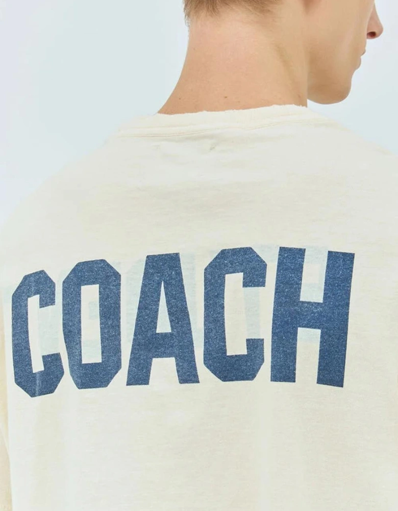 Student Coach Reversible T-Shirt in White
