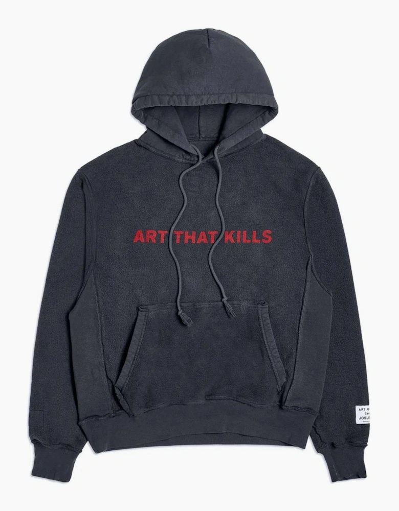 ATK Reversible Logo Hoodie in Black