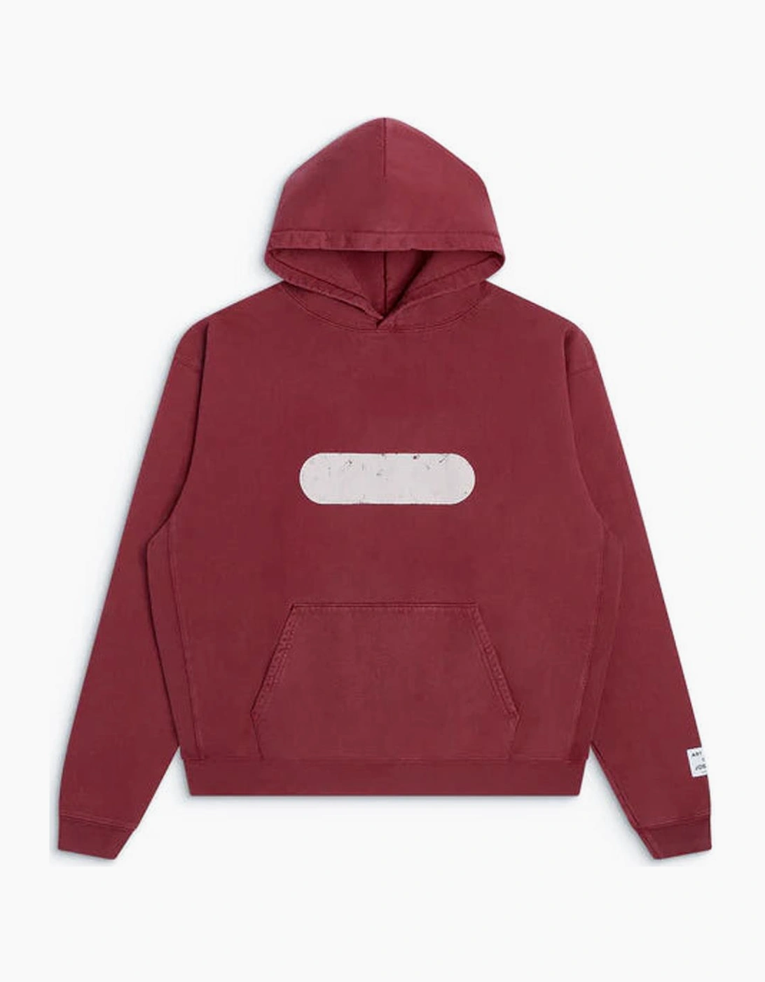 Gallery Dept Men's Red Gym Logo Hoodie In Maroon - Size: 36