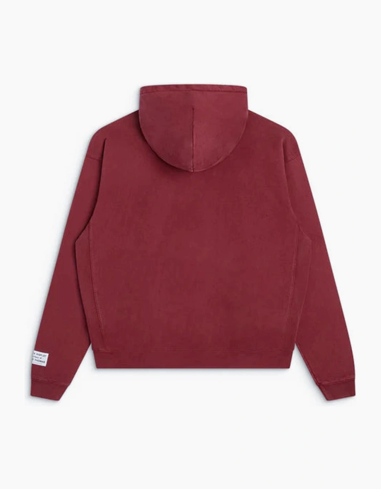 Gym Logo Hoodie in Maroon