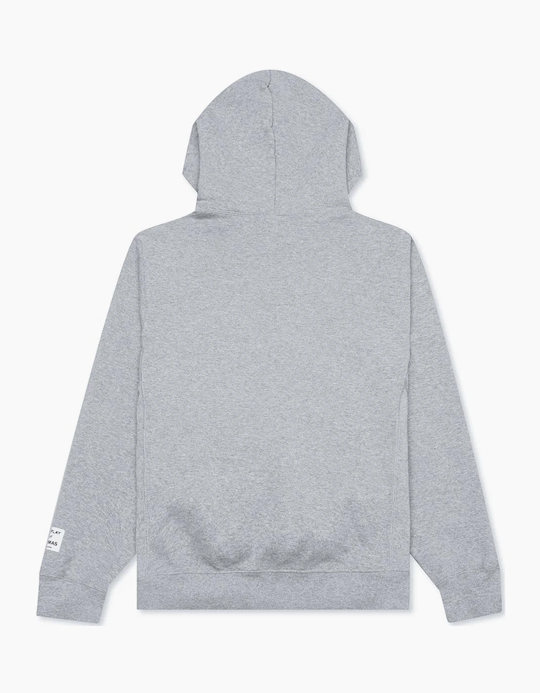 Centre Logo Hoodie in Heather Grey