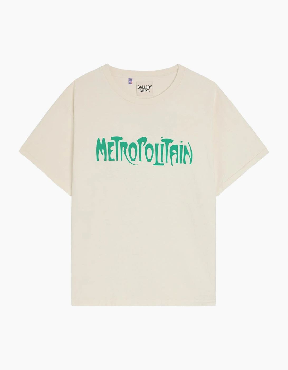 Metropolitan Logo T-Shirt in Cream, 6 of 5