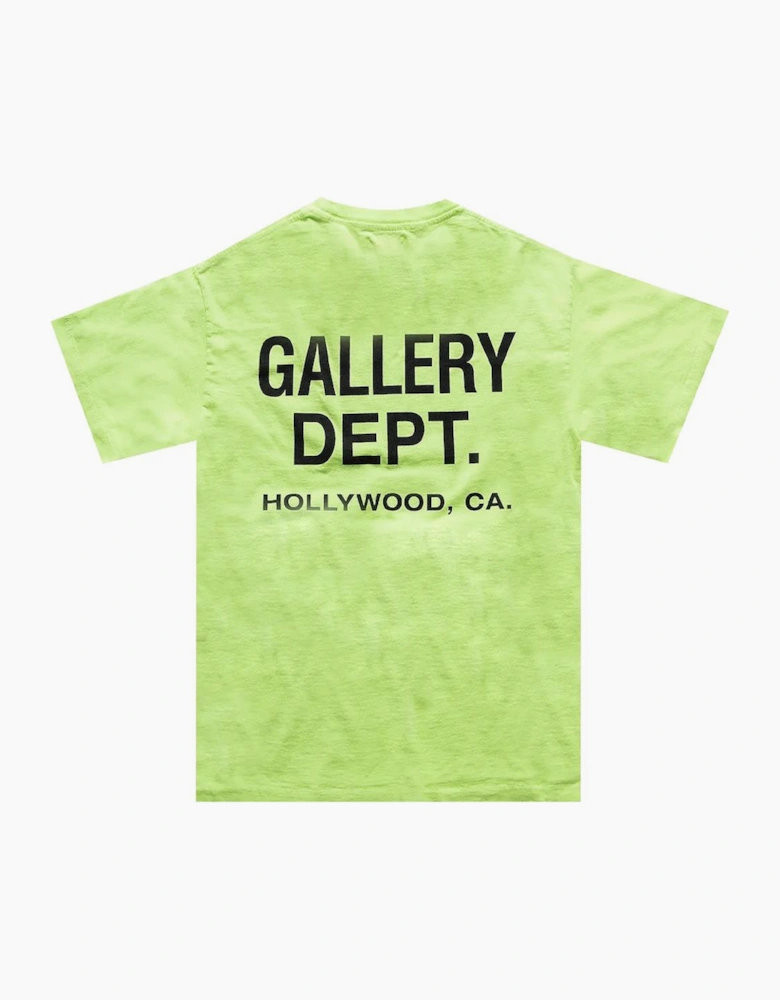 Souvenir T-Shirt in Lime Green