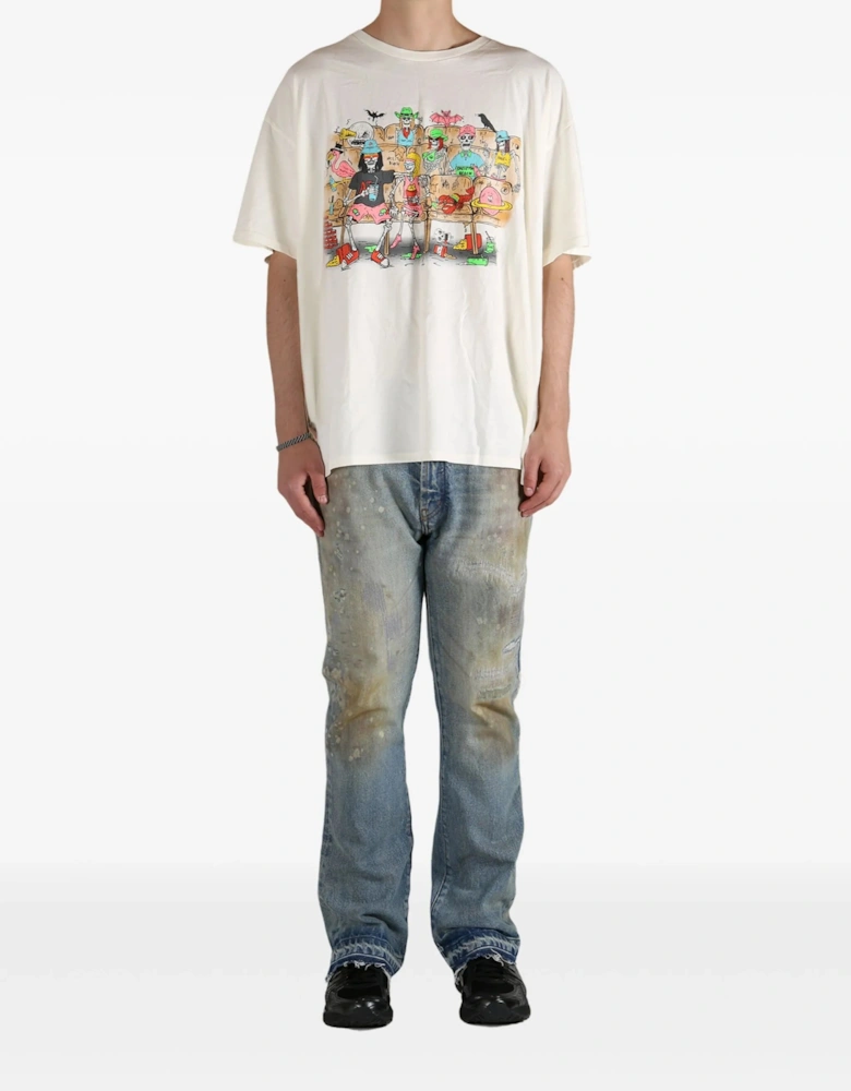 Skeleton Beach Theatre T-Shirt in White