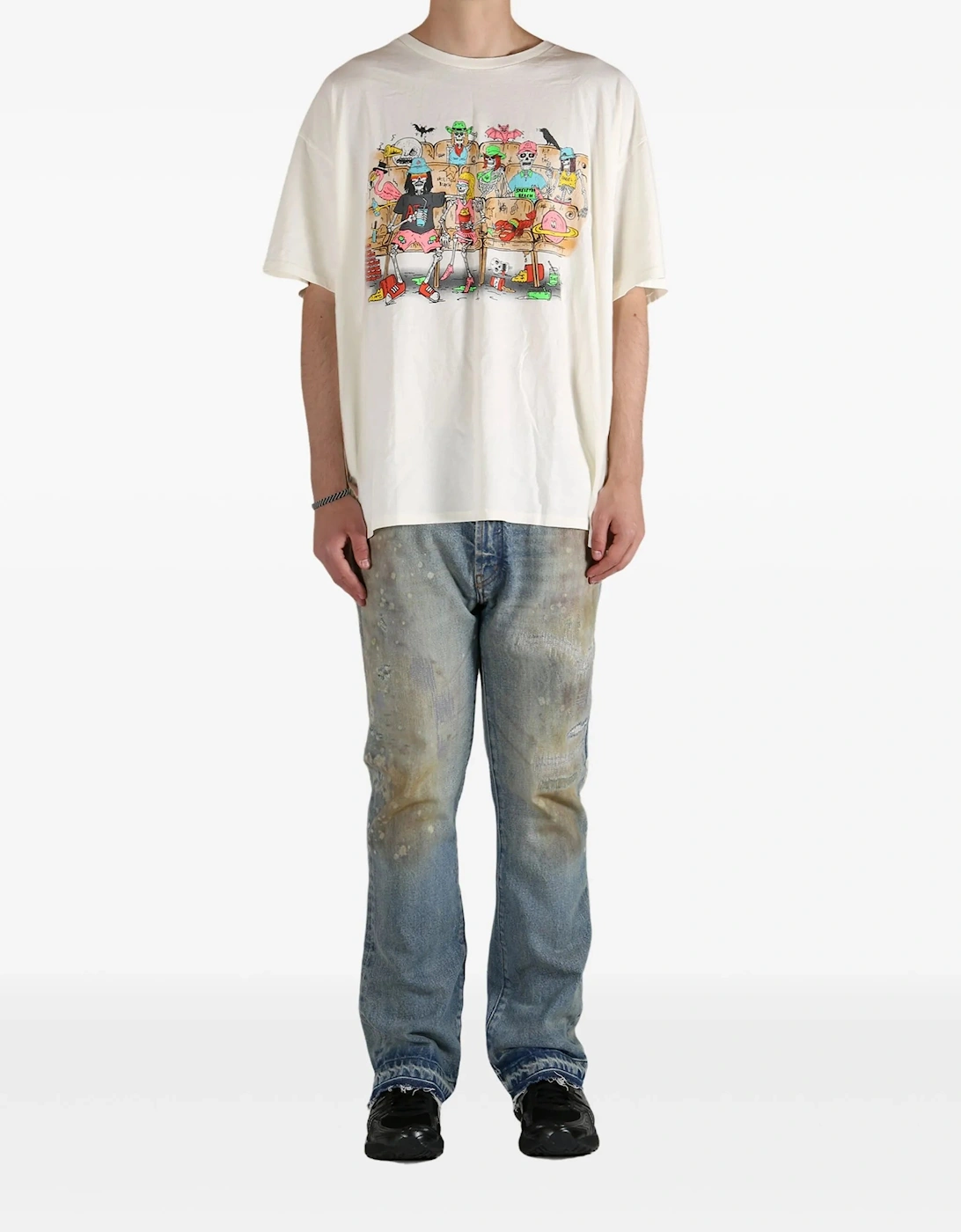 Skeleton Beach Theatre T-Shirt in White