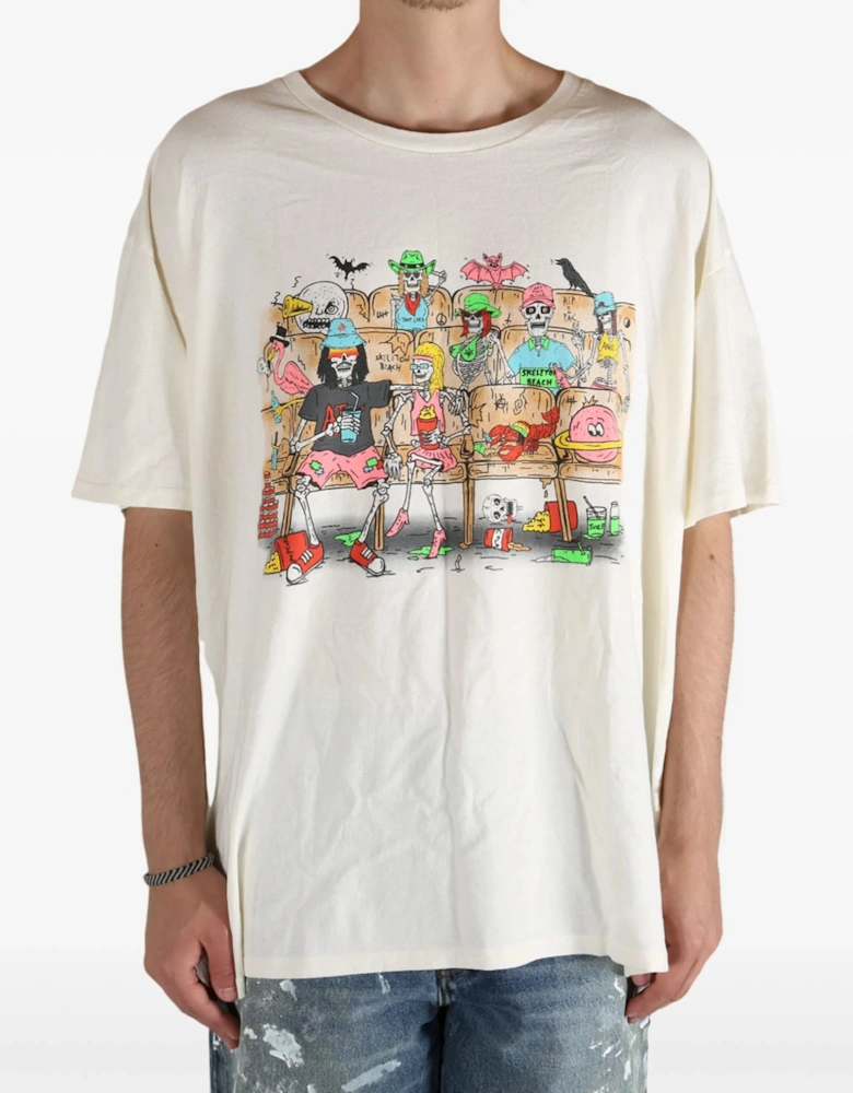 Skeleton Beach Theatre T-Shirt in White