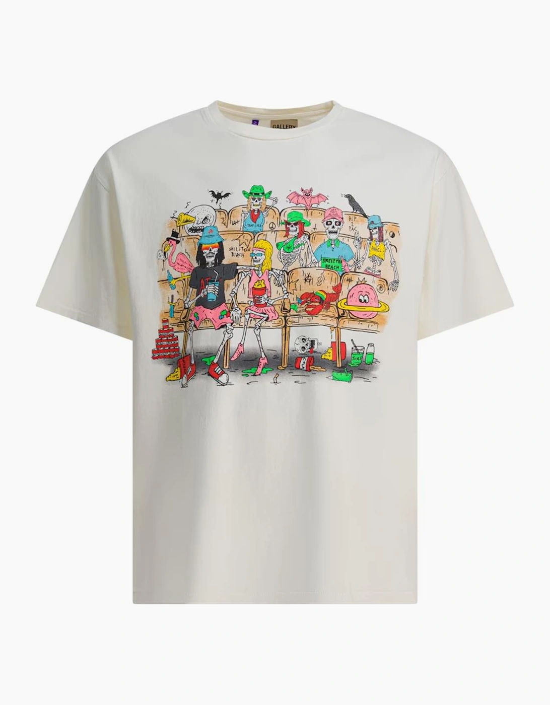 Skeleton Beach Theatre T-Shirt in White, 8 of 7