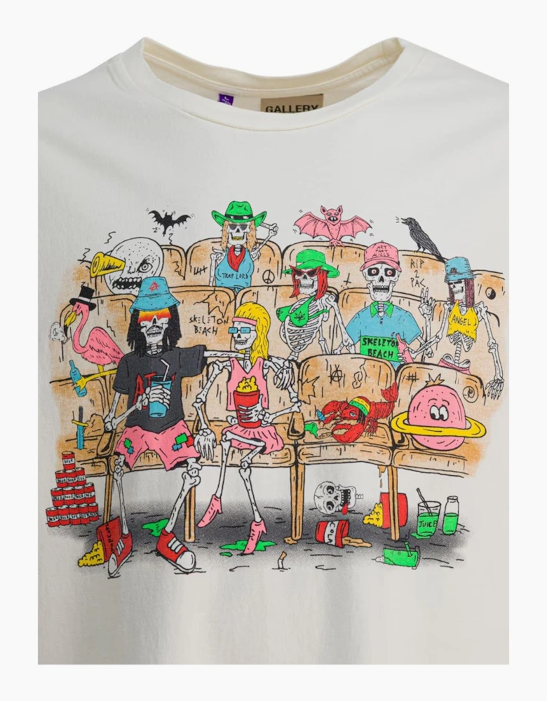 Skeleton Beach Theatre T-Shirt in White