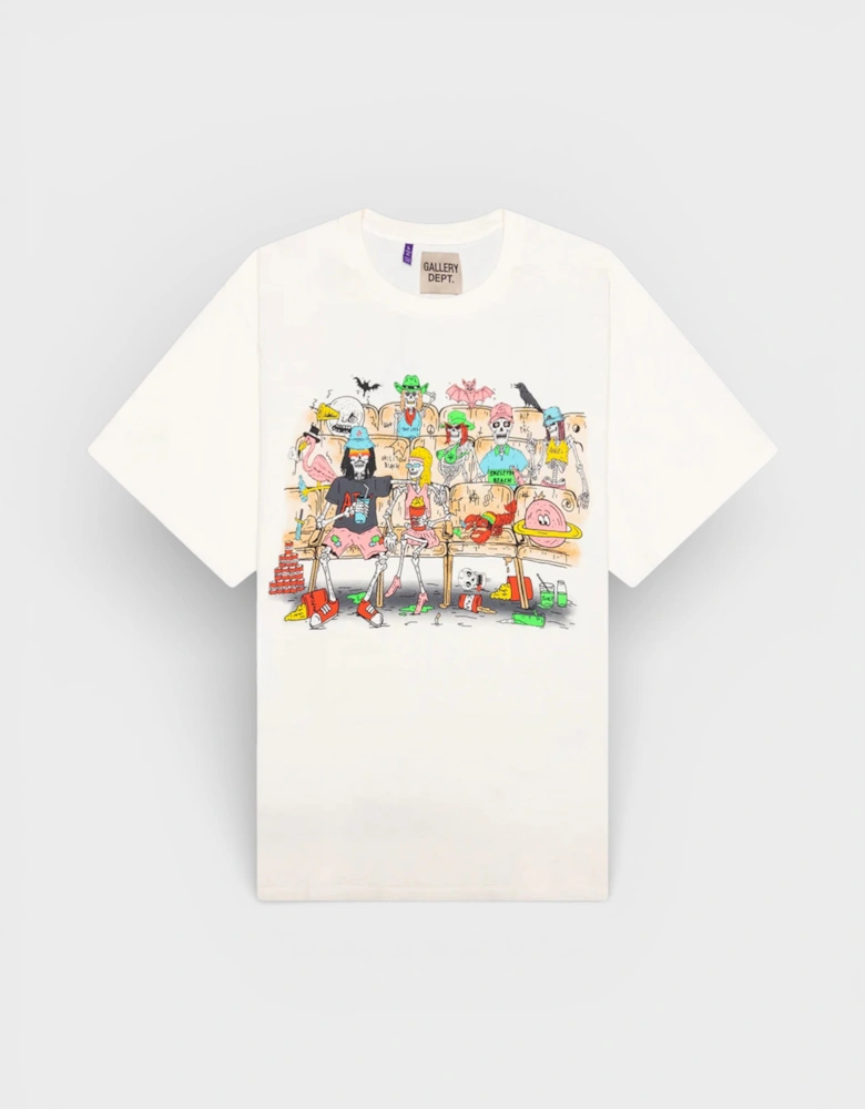 Skeleton Beach Theater Tee Light Archival White