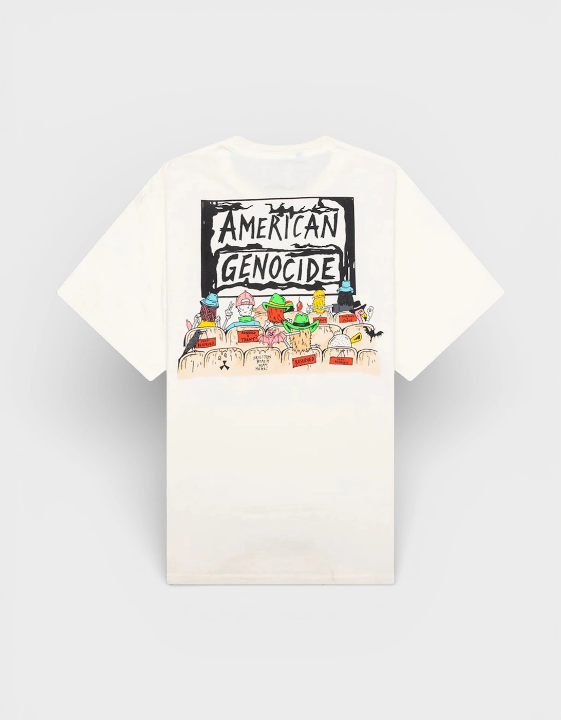 Skeleton Beach Theater Tee Light Archival White