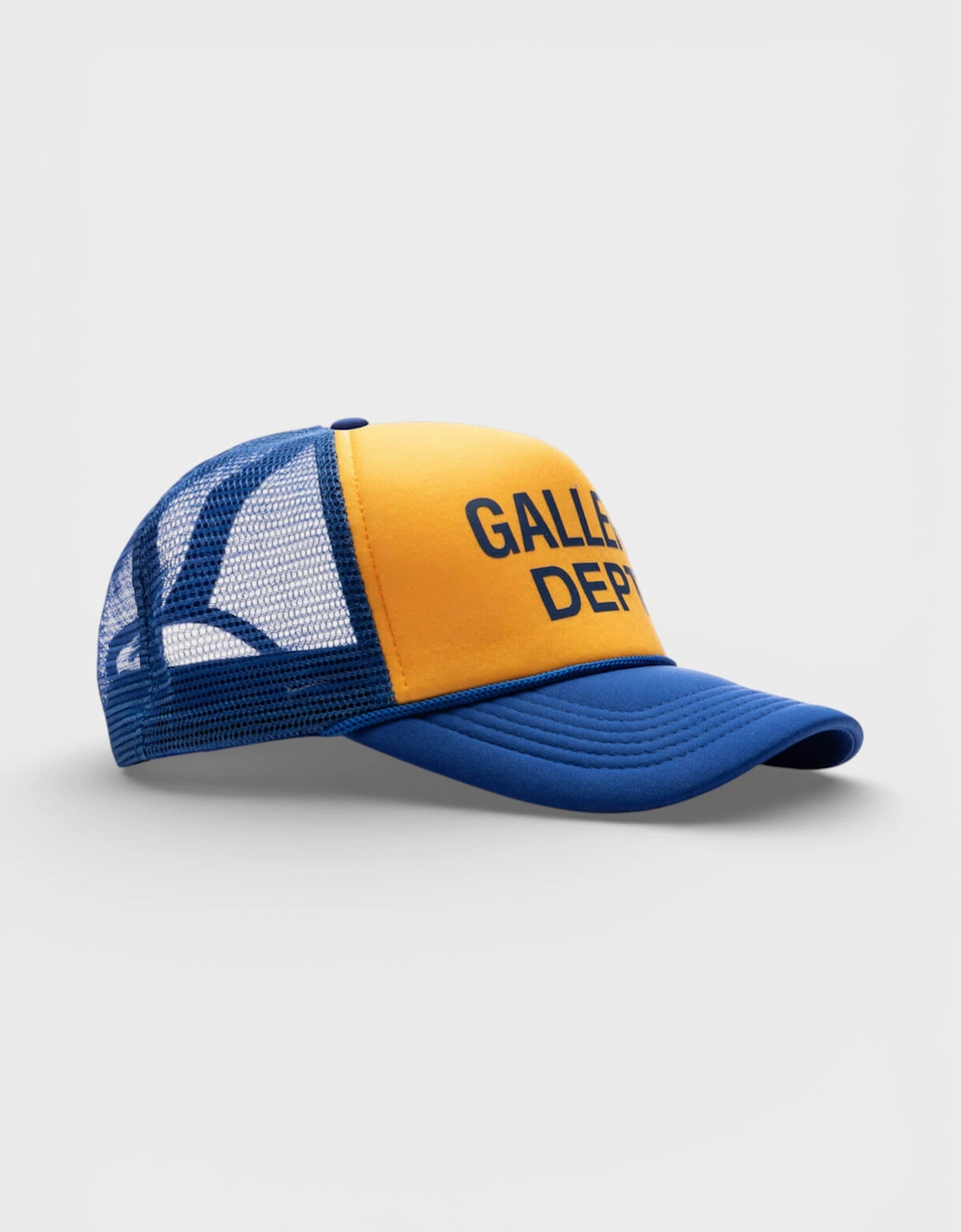 Gallery Dept Men's Yellow Gd Logo Trucker Navy - Size: One Size
