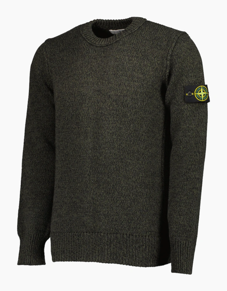 Mouliné Lambswool Crewneck Knit