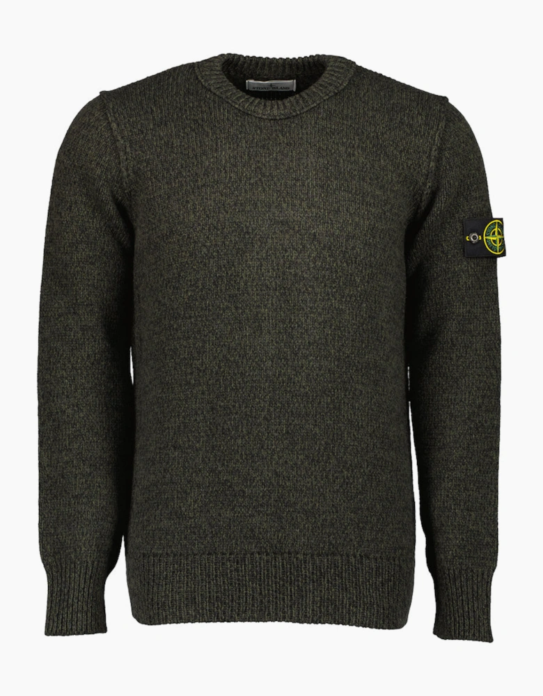 Mouliné Lambswool Crewneck Knit
