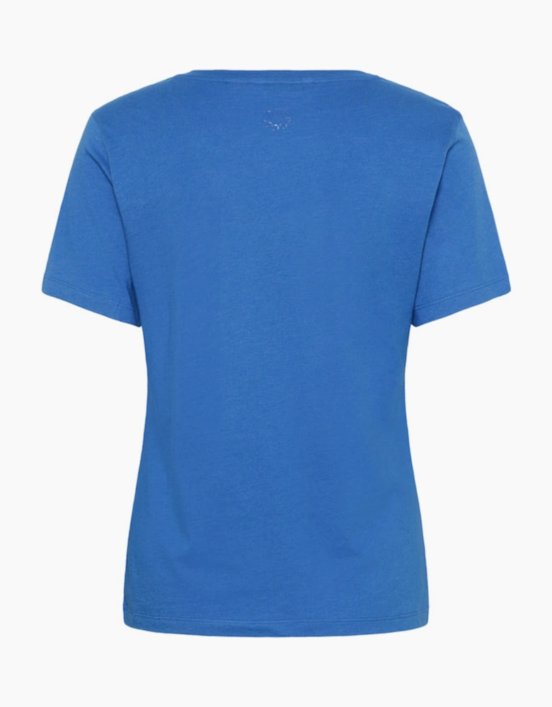 Naia T shirt in palace blue