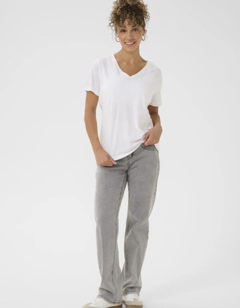 Naia T shirt in chalk