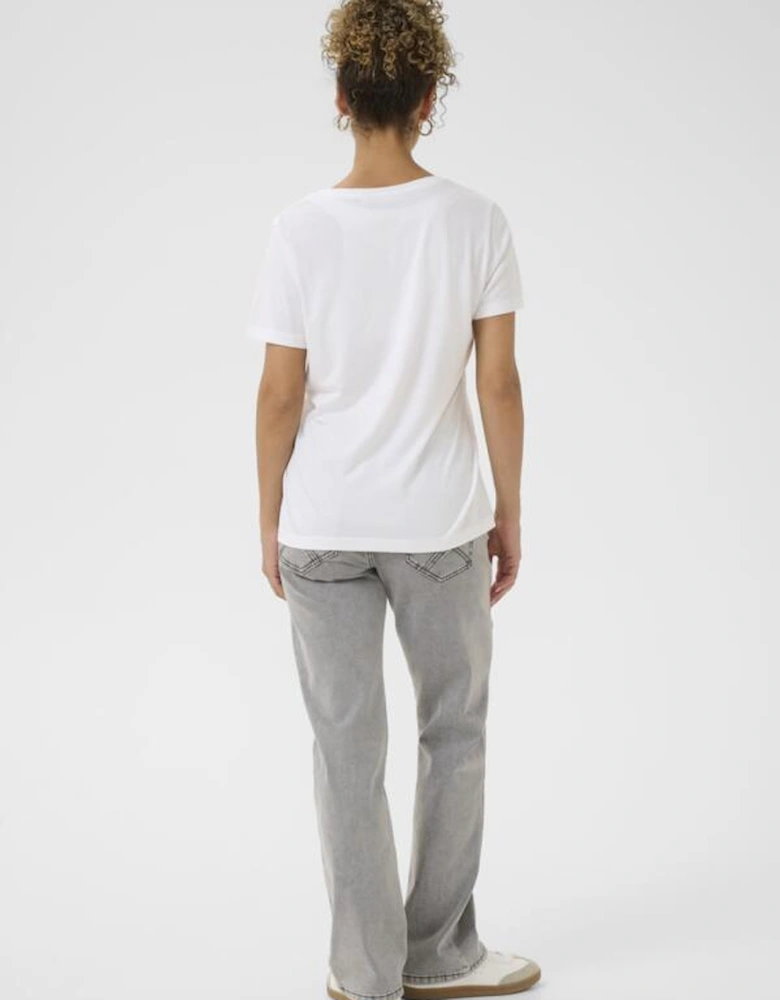 Naia T shirt in chalk