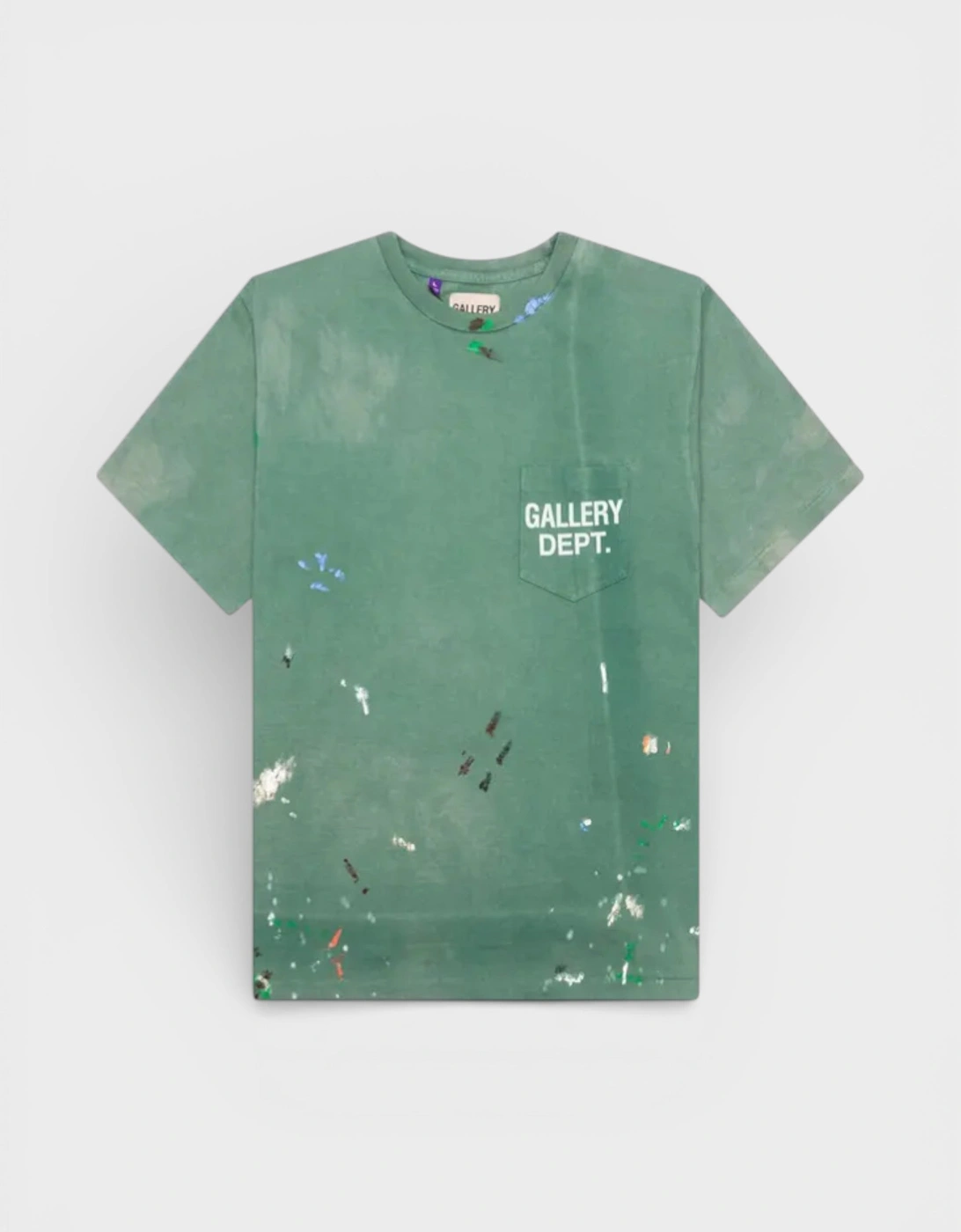 Vintage Logo Painted Tee Green, 4 of 3