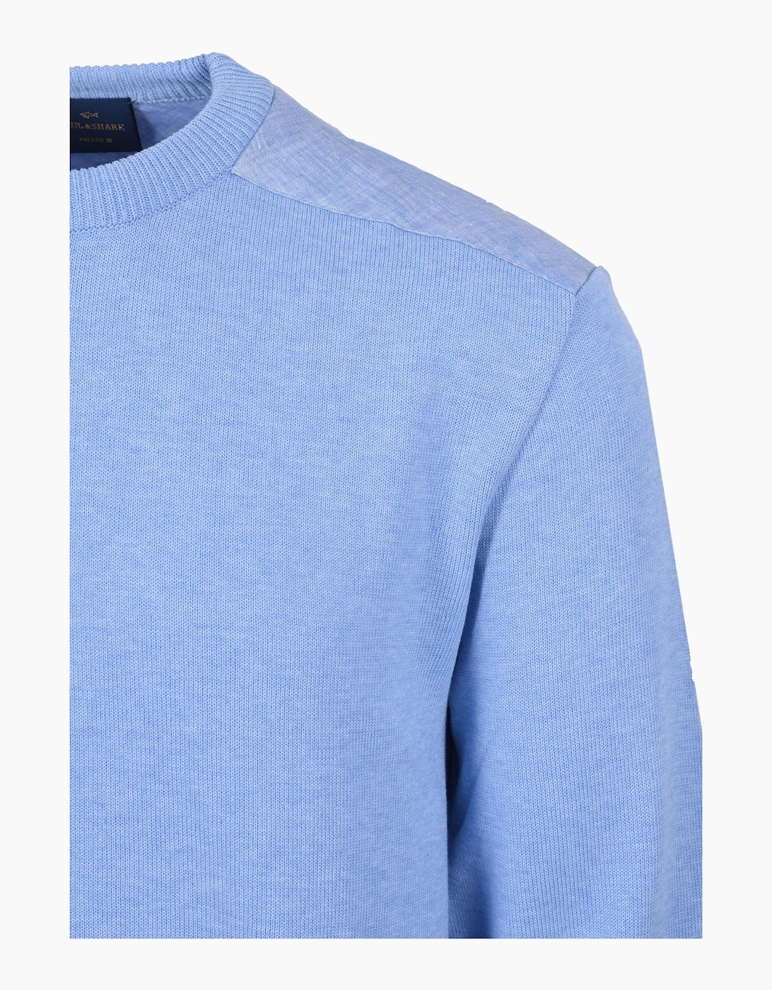 CREW NECK KNITWEAR LIGHT BLUE